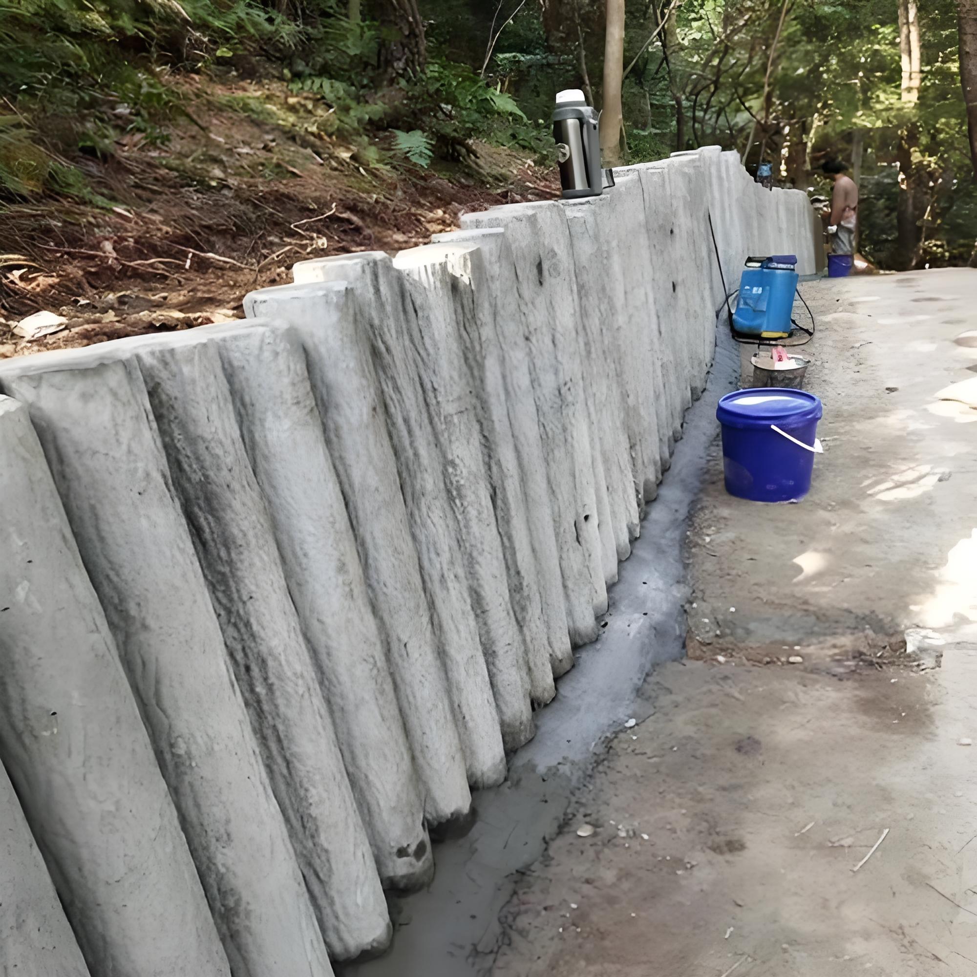 水泥仿木樁施工隊泓樺錦嘉-水泥仿木樁的防腐性能比真木樁好嗎？