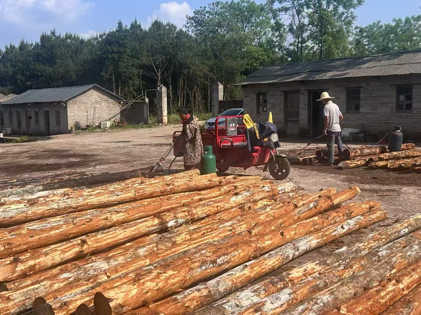 松木樁施工隊泓樺錦嘉 - 建房子地基打木樁靠譜嗎？